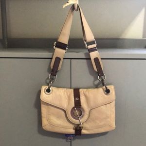 Lanvin Y2K Leather Saddle Crossbody Shoulder Bag